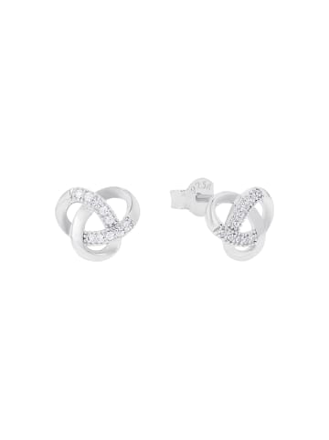 Amor Ohrstecker Silber 925, rhodiniert in Silber
