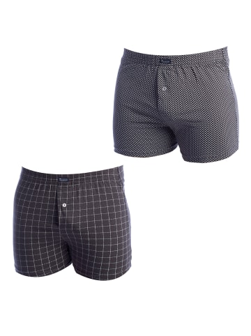 Abanderado 2er-Set: Boxershorts in Gray