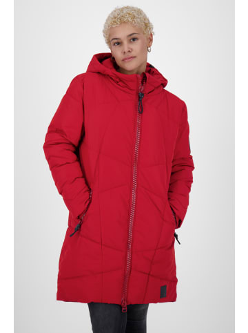 alife and kickin Winterjacke, Anorak, Outdoorjacke, Steppjacke, Steppmantel, Langjacke, Wintermantel KasiaAK A in cranberry