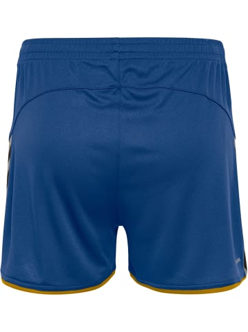 Hummel Verstellbare Taille Kurze Hose Hmlauthentic Damen in TRUE BLUE/SPORTS YELLOW