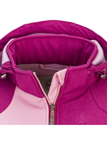 First B Softshelljacke colorblock in fuchsia/rosé
