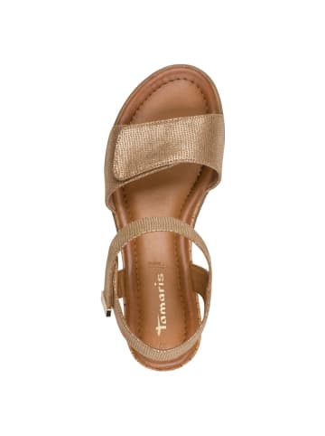 Tamaris Sandalette in BRONCE STRUCT.