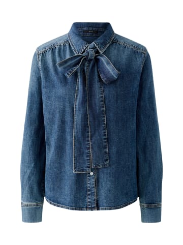 Oui Jeanshemd in darkblue denim
