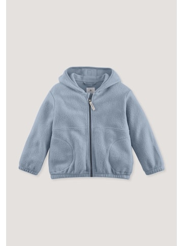 Hessnatur Fleece Jacke in helles jeansblau