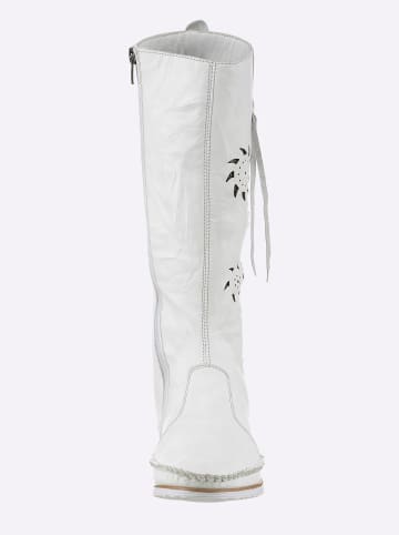 Andrea Conti Stiefel in weiß