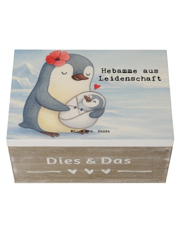 Mr. & Mrs. Panda holzschachtel Hebamme Leidenschaft Design mit S... in Weiß