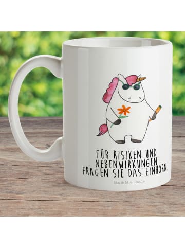 Mr. & Mrs. Panda Trinklernbecher Einhorn Woodstock mit Spruch in Weiß