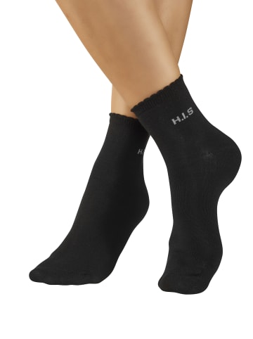 H.I.S Kurzsocken in 7x schwarz