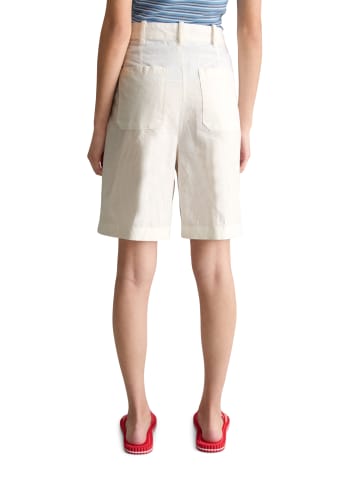 Marc O'Polo DENIM Bundfalten-Shorts regular in Silky White