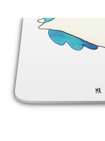 Mr. & Mrs. Panda Untersetzer für Gläser Einhorn Schnuller ohne S... in Weiß