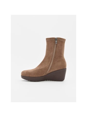 Purapiel Boots Damen-Keilstiefeletten, Farbe in Taupe