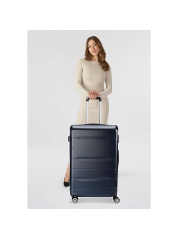 benzi 5583 4 Rollen Trolley 77 cm in blau
