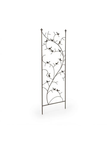 relaxdays Rankgitter "Vogel" in Braun - (B)50 x (H)150 cm