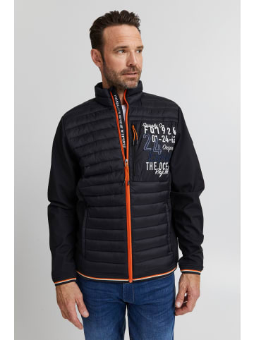 FQ1924 Softshelljacke FQJano 21900205-ME Softshelljacke mit Steppungen in Schwarz