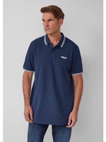 s.Oliver Polo-Shirt in 5852_tiefblau