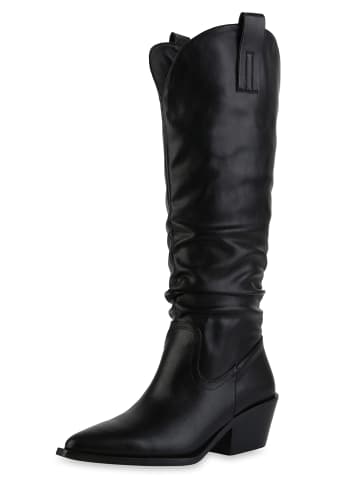 VAN HILL Cowboystiefel Ashley in Schwarz