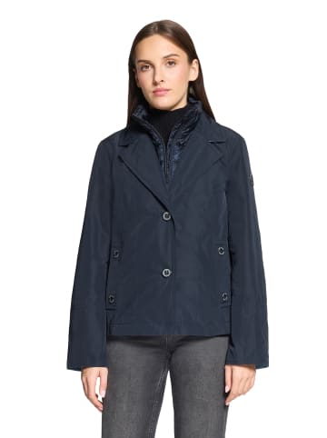 AMBER & JUNE Übergangsjacke mit abnehmbarem Westenteil in Dunkelblau