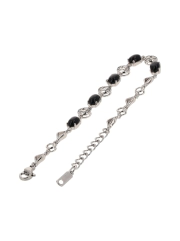faina Women Bracelet in Silver Black