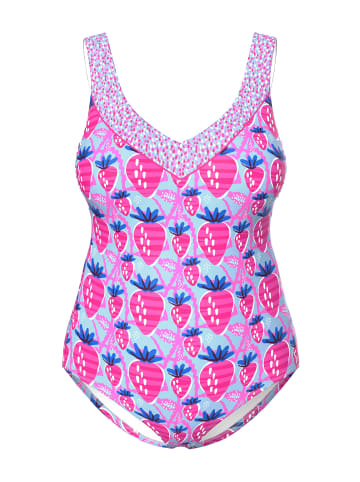 Ulla Popken Badeanzug in aqua