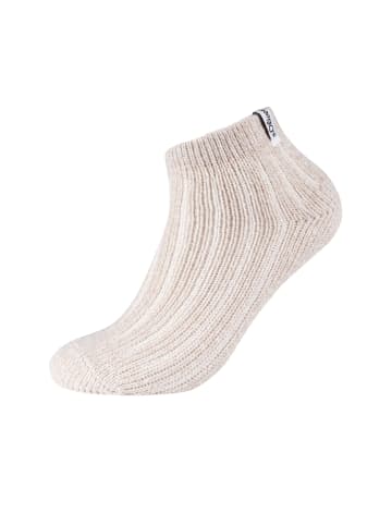 S. Oliver Sneakersocken 4er Pack warm & cozy in offwhite melange