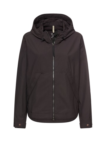 Camel Active Leicht packbare Übergangsjacke im Oversized Fit in Schwarz