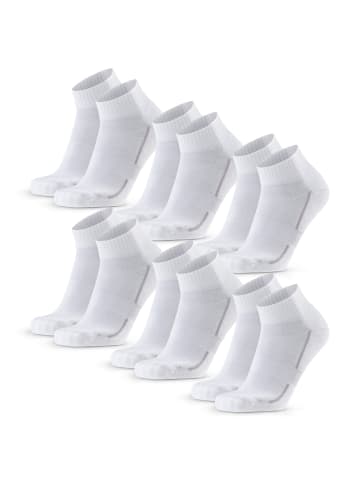 DANISH ENDURANCE Socken Cotton Quarter in weiß