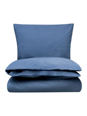 MELA Perkal Bettwäsche Set MAJULI in blau