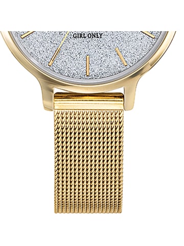 Girl Only Analog-Armbanduhr Girl Only GO in gold mittel (ca. 32mm)