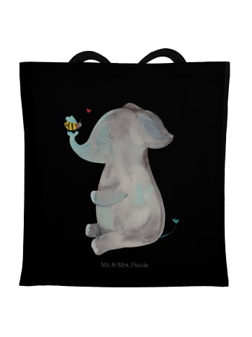 Mr. & Mrs. Panda Laptoptasche Elefant Biene ohne Spruch in Schwarz