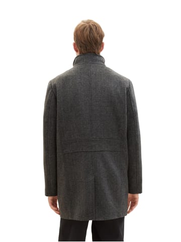 Tom Tailor Winter Mantel Jacke Einsatz wool coat 2 in 1 in Grau