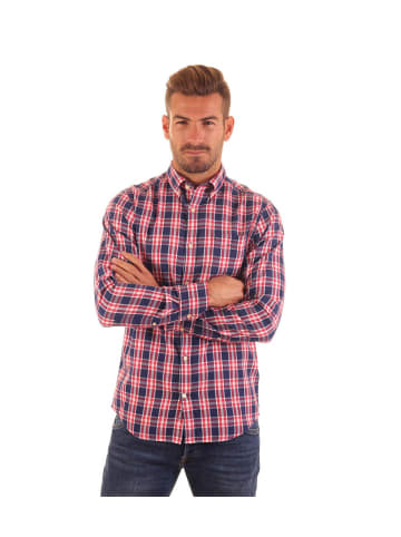 Gant Hemd in Blau / Rot