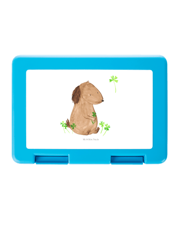 Mr. & Mrs. Panda Bentobox Hund Kleeblatt ohne Spruch in Weiß