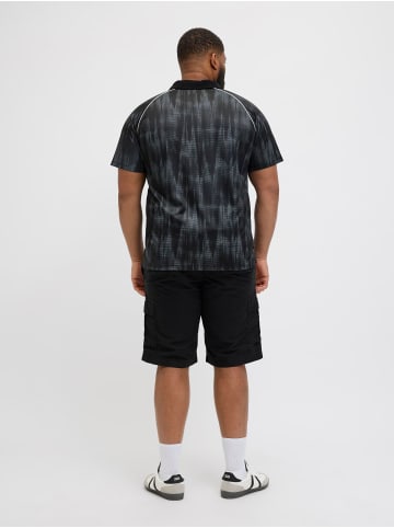 JACK & JONES PLUS Poloshirt in Black