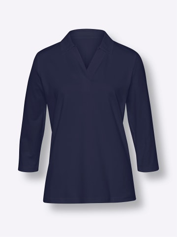 Heine 3/4-Arm-Shirt in marine