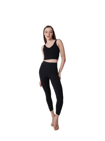 Onamaste Legging Mantra in Schwarz