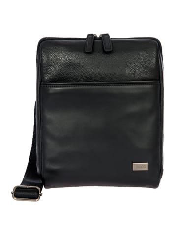 BRIC`s Torino - Schultertasche L 27 cm in schwarz