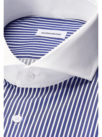 Seidensticker Business Hemd Slim in Dunkelblau
