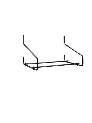 relaxdays Reifenregal Wandmontage in Schwarz - (B)117,5 x (H)67 x (T)74 cm