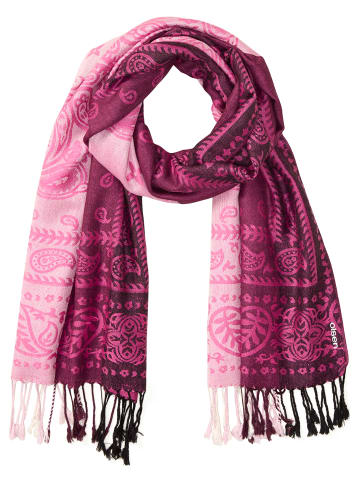 Olsen Schal in himbeer rosa - 0001
