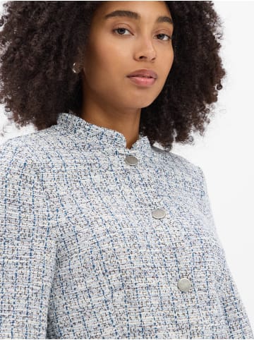 More & More Kastenjacke in ecru hellblau - 0001