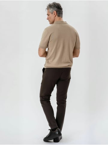 TeeShoppen Hose Structure in Dark Brown