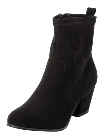 sheego Stiefelette in schwarz