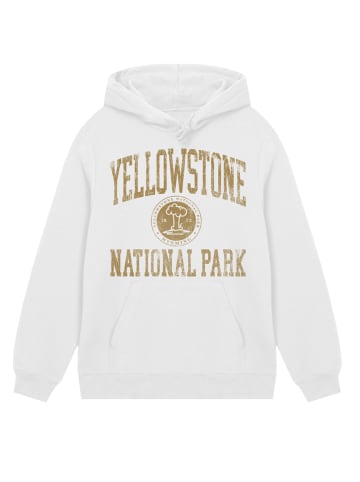 F4NT4STIC Hoodie US National Parks Yellowstone Wyoming in off-white