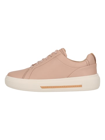 Clarks Sneaker Hollyhock Walk Rose Leather in 4341 Rose Leather