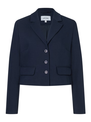 More & More feminines Kurzblazer-Jäckchen in dark blue