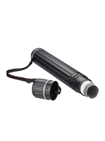 relaxdays 10 x Posterrolle in Schwarz/ Grau