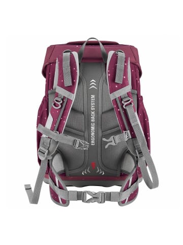 Step by Step Basis Schulranzen-Set 4-teilig Set „Berry Stars