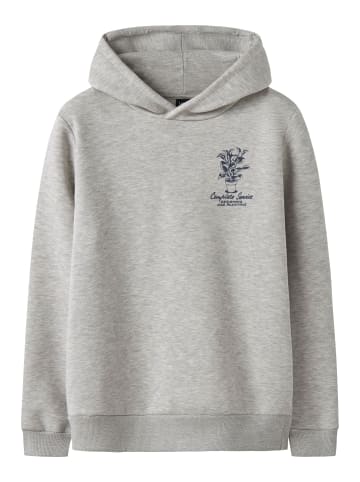 name it Hoodie in Light Grey Melange