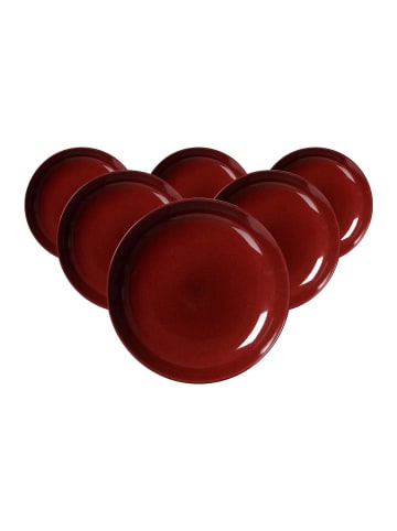 Ritzenhoff & Breker 6er Set Suppenteller Gambia ø 14,5 cm rot in rot
