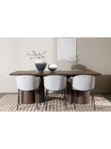 ebuy24 Essgruppe Olivia (7-teilig) Mocca 100 x 210 cm
